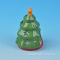 2016 Christmas tree shaped ceramic candle holder